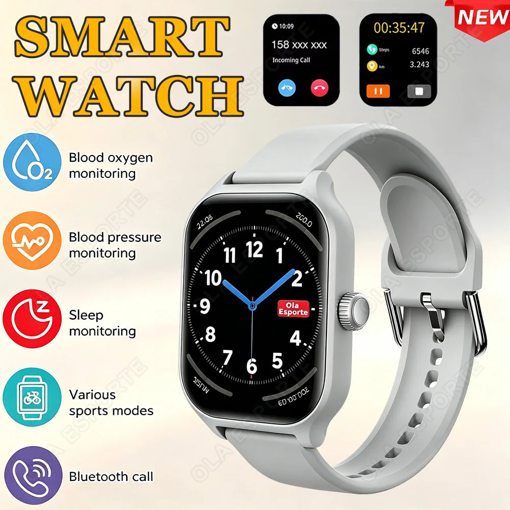 Smart Watch Plus Men Women Plus Full Touch Screen Sports Fitness Watch BT Call Android Phone Digital Multidial Smartwatch HW12