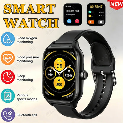 Smart Watch Plus Men Women Plus Full Touch Screen Sports Fitness Watch BT Call Android Phone Digital Multidial Smartwatch HW12