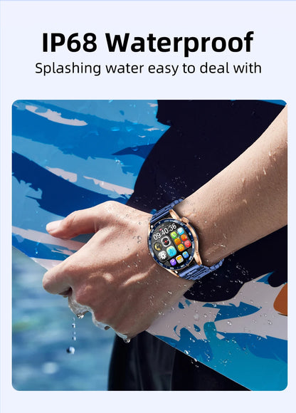 LIGE 2026 New Smartwatch Men For Android iOS Phone 1.38" HD Bluetooth Call Heart Rate Monitor Waterproof Sport Smart Watch Women