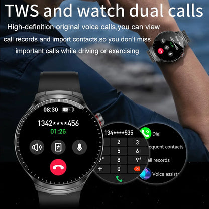 2026 T-REX3 New 2 in 1 Smart Watch With Earbuds Smart Watch TWS Bluetooth Earphone Heart Rate Blood Oxygen Monitor Sports Watch