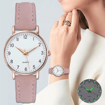 New Fashion Students Watches Ladies Luxury Wrist Watches Woman Small Leather Bracelet Watch For Girls Gifts Relogio Feminino Hot