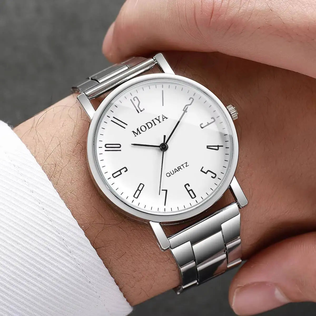 Fashion Men Business Watches Casual Analog Quartz Watch Men's Wristwatch Reloj Hombre（Without Box）