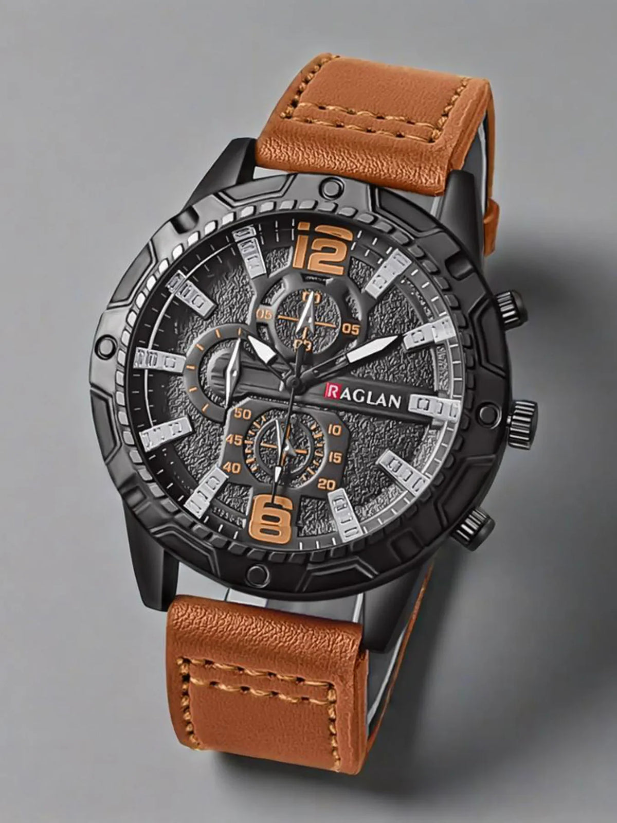1-piece watch set, men's exquisite versatile watch, fashionable quartz watch, simple temperament watch
