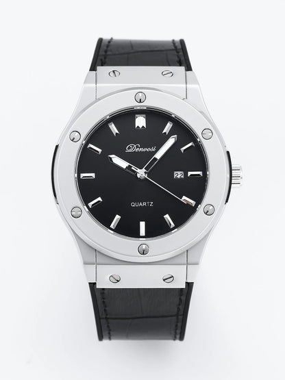 Men's Fashion Watch - Leather Strap, Minimalist Dial, Thoughtful Gift Designed for Business Professionals and Fashion Enthusiast