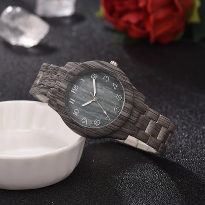 2022 New Fashion Wooden Watch Women's Watches Imitation Wood Leather Band Quartz Wristwatches Ladies Free Shipping Montre Femme