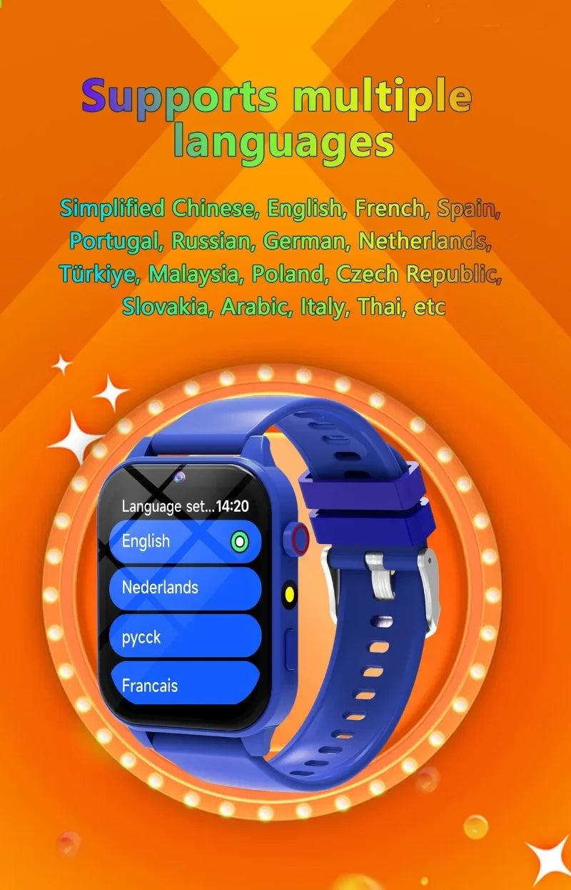 New Smart Watch Kids Toys 18 Games Sleep Monitoring Alarm Clock Calculator Steps Children Smartwatch Camera Girls Boys Gifts