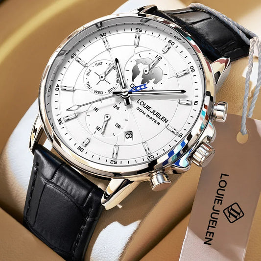 Men's New Automatic Mechanical Watch Fashion Business Casual Wristwatch Luxury Waterproof Date Display