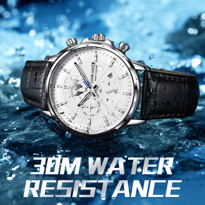 Men's New Automatic Mechanical Watch Fashion Business Casual Wristwatch Luxury Waterproof Date Display