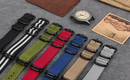 2026 TPW Field Watch Easy Reading Fabric Strap 24 Hours Display Quartz Movement