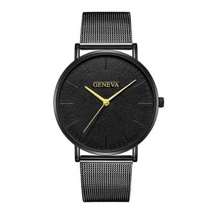 2025 Women's Watch Vintage Classic Fashion Dial Casual Steel Strip Strap Gold Rose Feminine Casual Quartz Wristwatch