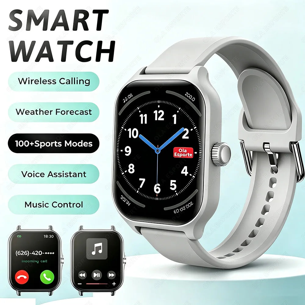 Smart Watch Plus Men Women Plus Full Touch Screen Sports Fitness Watch BT Call Android Phone Digital Multidial Smartwatch HW12