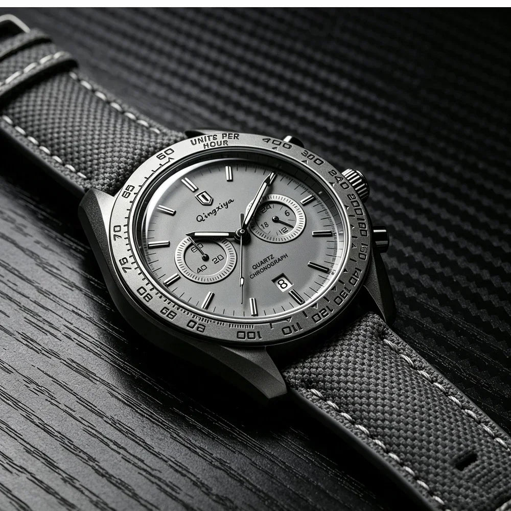 Fashion Casual Men Quartz Watch with Auto Date Chronograph Waterproof Sport Relogio Masculino