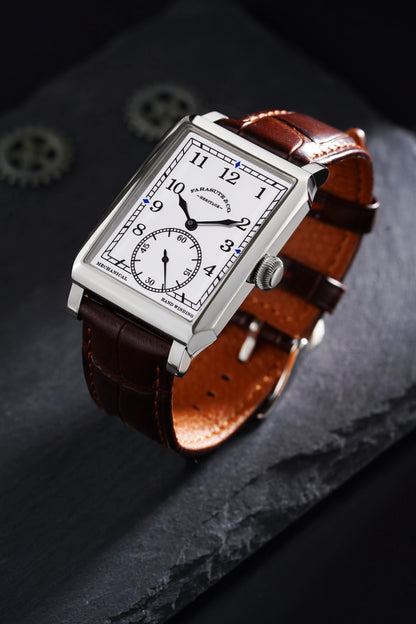 FARASUTE 2026 New Retro Wristwatches Men Casual Manual Square Customized Mechanical Movement Watch Male Sapphire Glass Reloj