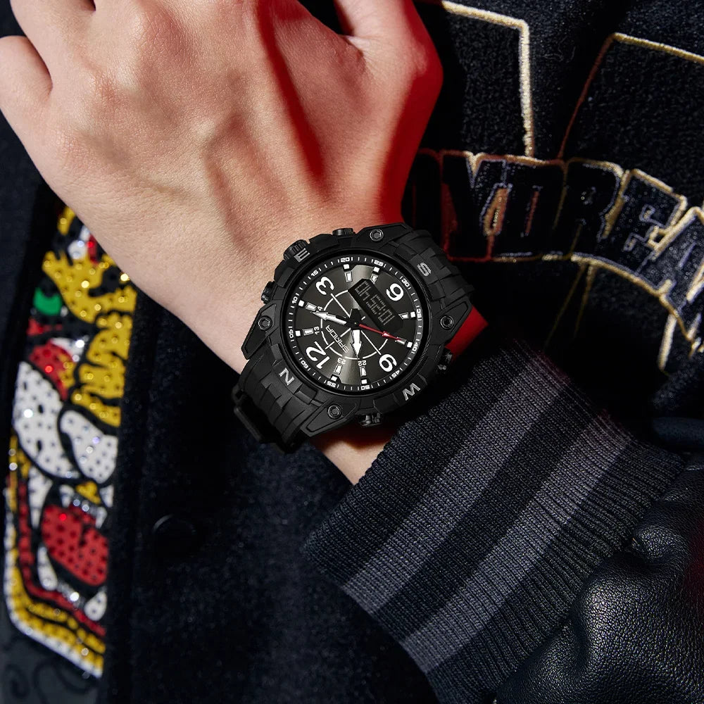 SANDA Sports Watches Men LED Watch New Waterproof Digital Wrist Watches Shockproof Sports Watches for Man Electrionic Clock