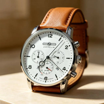 New Fashion Zeppelin Hindenburg Series Quartz Watch Retro Leisure Business Watch Multi Functional Luxury Date Men's Watch