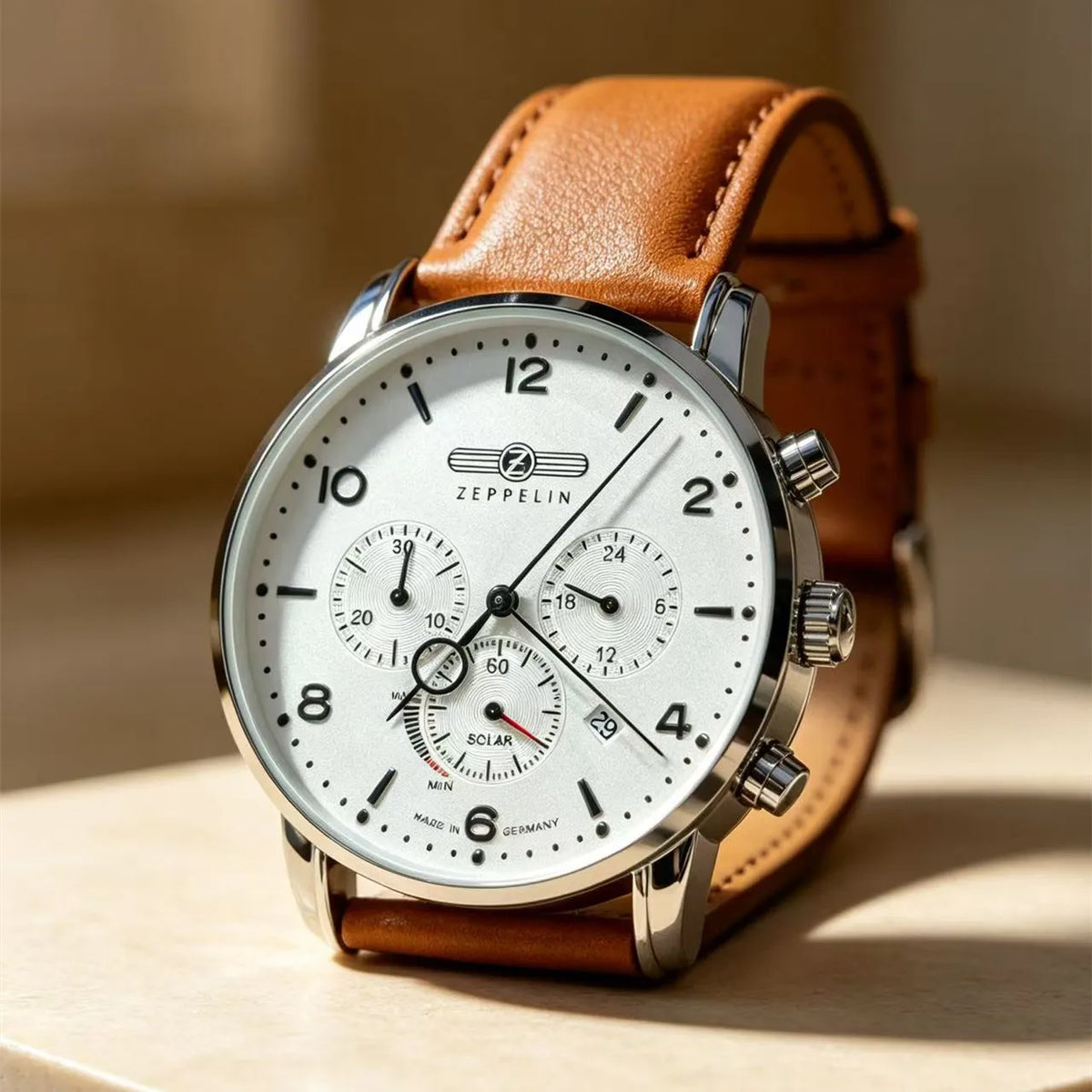New Fashion Zeppelin Hindenburg Series Quartz Watch Retro Leisure Business Watch Multi Functional Luxury Date Men's Watch