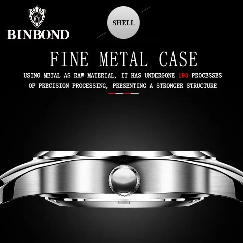 BINBOND Fashion Couple Watches Waterproof Diamond Valentine Day Lover Gift Stainless Steel Watch Men Women Quartz Watch 2pcs
