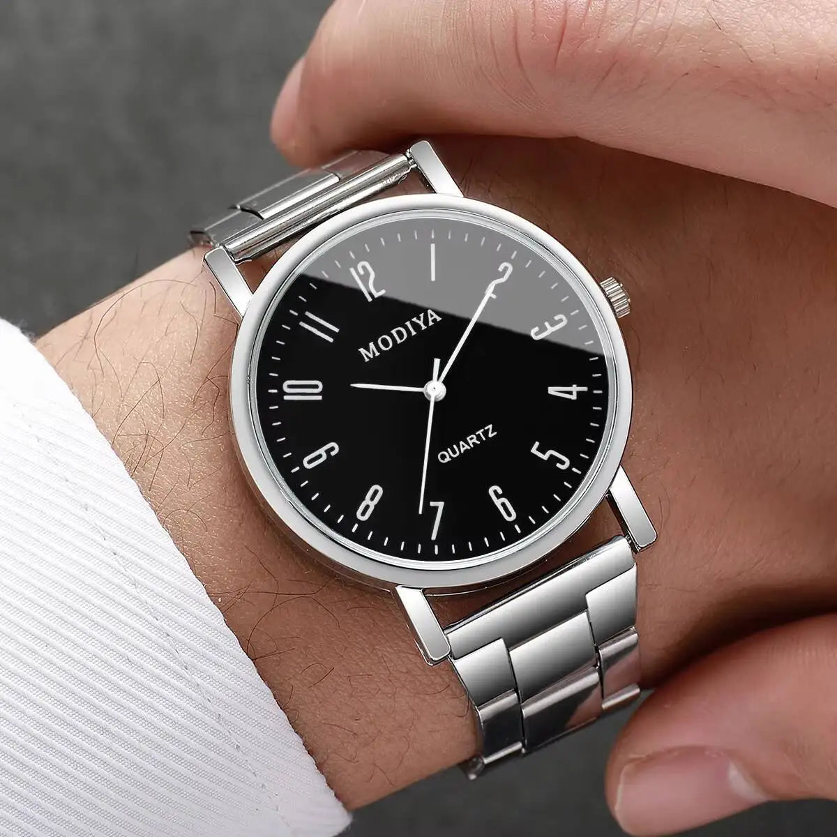 Fashion Men Business Watches Casual Analog Quartz Watch Men's Wristwatch Reloj Hombre（Without Box）