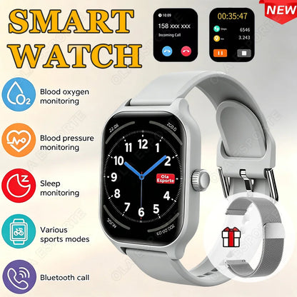 Smart Watch Plus Men Women Plus Full Touch Screen Sports Fitness Watch BT Call Android Phone Digital Multidial Smartwatch HW12