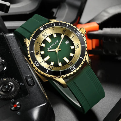 Casual Watches for Men Fashion New Men's Watch Multi Functional Luminous Date Quartz Wrist Watch Waterproof Leisure Man Clock