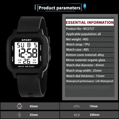 Sports Watches for Men Electronic Watch Digital Retro Style Clock Men Male Reloj Hombre Students Sports Watch Relogio Masculino