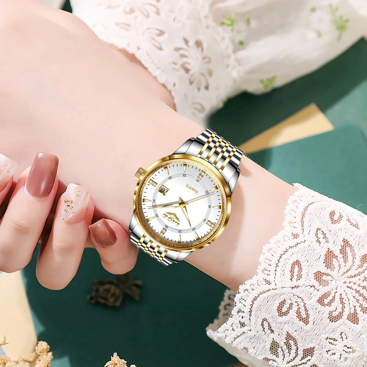LIGE New Waterproof Watches Women Fashion Women's Bracelet Watch Top Brand Luxury Date Quartz Watch for Women Relogio Feminino