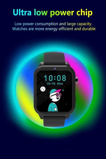 New Smart Watch Kids Toys 18 Games Sleep Monitoring Alarm Clock Calculator Steps Children Smartwatch Camera Girls Boys Gifts