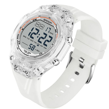 Fashion Women Digital Watches, LED Backlight Design Outdoors Sports Watch Waterproof, Countdown Date Multifunction Wrist watch