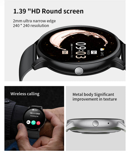 2026 New Smart Watch Women Men Bluetooth Call Sports Fitness Watches Heart Rate Health Monitor Smartwatch Ladies For Android iOS