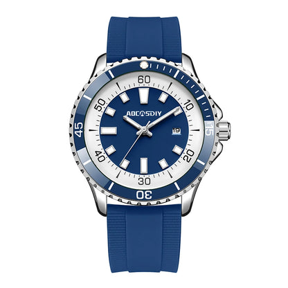 Casual Watches for Men Fashion New Men's Watch Multi Functional Luminous Date Quartz Wrist Watch Waterproof Leisure Man Clock