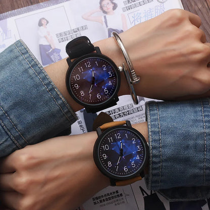 Fashion Wrist Watch Women  Quartz Wristwatches For Ladies Clock Female Hours Hodinky Montre Femme Large Dial PU