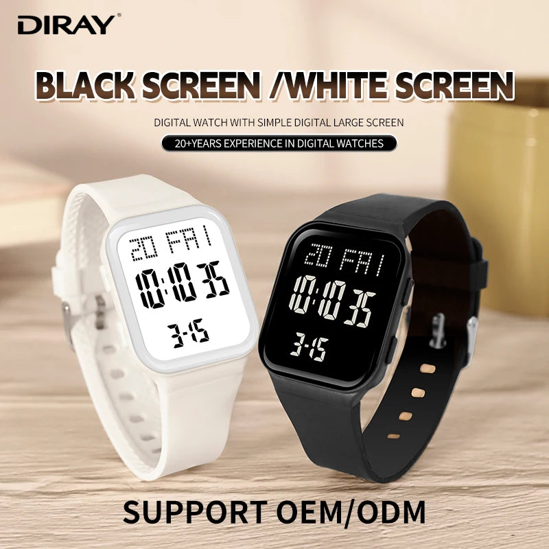 Watch for Men Sports High School Students Trendy Couple Watch Waterproof Alarm Clock Multi Functional Women Electronic Watches