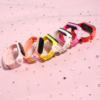 2024 New Sports Watch Outdoor Silicone Bracelet Electronic Watch  Cartoon Bracelet Digital Watches Unisex Gift