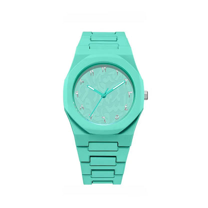 Middle Eastern Popular Sports Watches for Men and Women Dopamine Quartz Watches Niche Fashion Waterproof Stainless Steel
