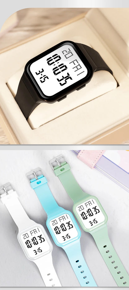 Watch for Men Sports High School Students Trendy Couple Watch Waterproof Alarm Clock Multi Functional Women Electronic Watches