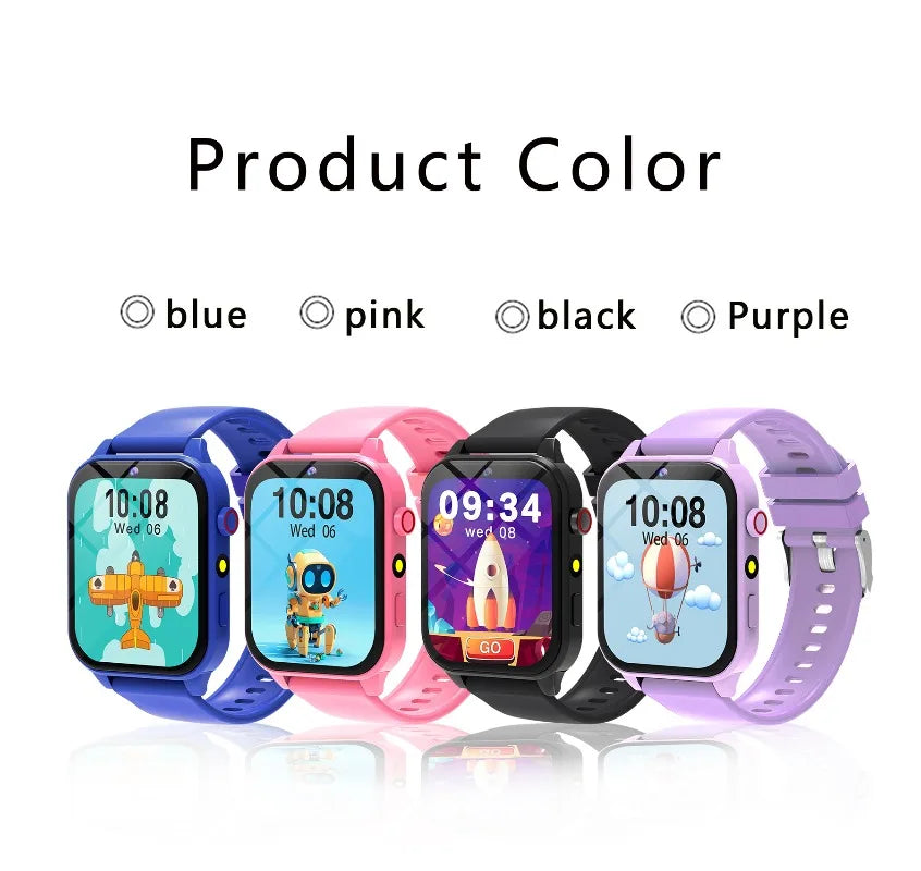 New Smart Watch Kids Toys 18 Games Sleep Monitoring Alarm Clock Calculator Steps Children Smartwatch Camera Girls Boys Gifts