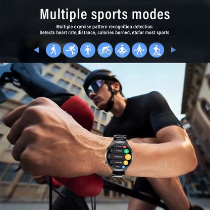 2026 Men Smartwatch for Women Full Touch Screen Voice Call Fitness Tracker Smart Watch Waterporoof Sport Wristwatch Gift Ht30
