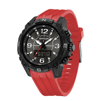 SANDA Sports Watches Men LED Watch New Waterproof Digital Wrist Watches Shockproof Sports Watches for Man Electrionic Clock