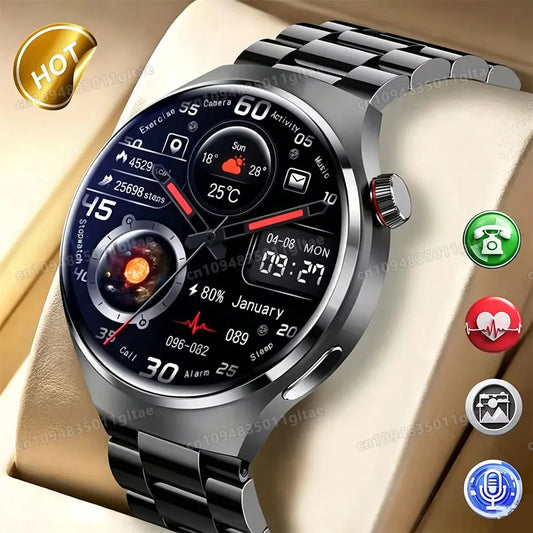 2026 Smart Watch For Men 100+Sport Modes HD Touch Screen Photos Control DIY Dial Smartwatch 5ATM Waterproof For ios android HT30