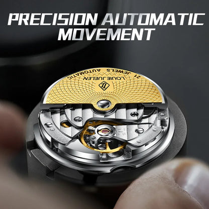 Men's New Automatic Mechanical Watch Fashion Business Casual Wristwatch Luxury Waterproof Date Display