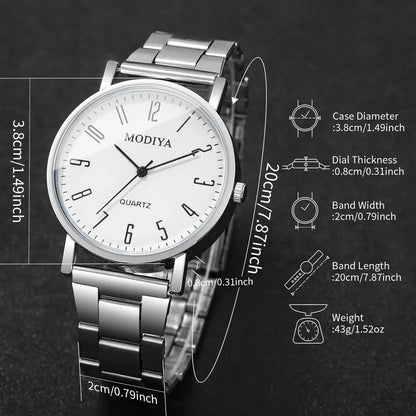 Fashion Men Business Watches Casual Analog Quartz Watch Men's Wristwatch Reloj Hombre（Without Box）