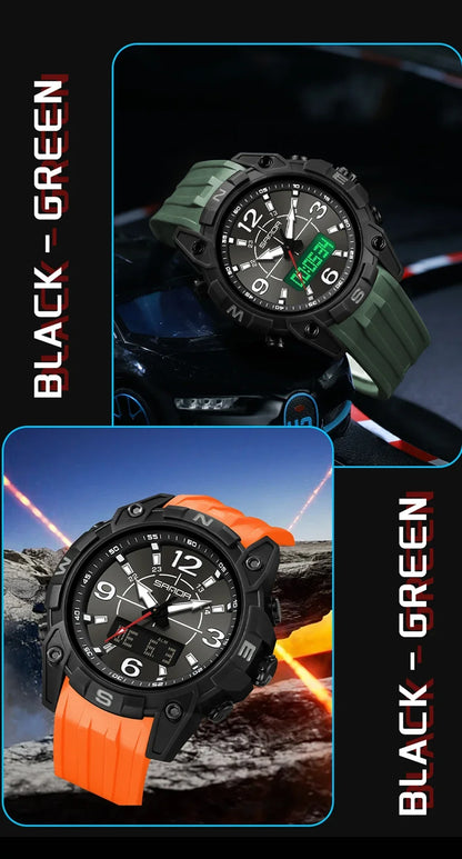 SANDA Sports Watches Men LED Watch New Waterproof Digital Wrist Watches Shockproof Sports Watches for Man Electrionic Clock