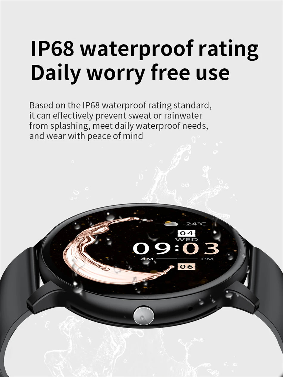 2026 New Smart Watch Women Men Bluetooth Call Sports Fitness Watches Heart Rate Health Monitor Smartwatch Ladies For Android iOS