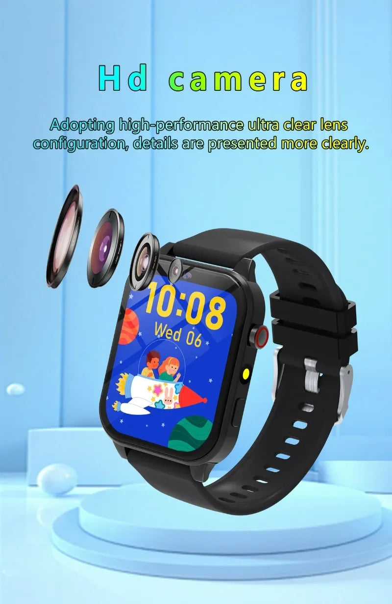 New Smart Watch Kids Toys 18 Games Sleep Monitoring Alarm Clock Calculator Steps Children Smartwatch Camera Girls Boys Gifts