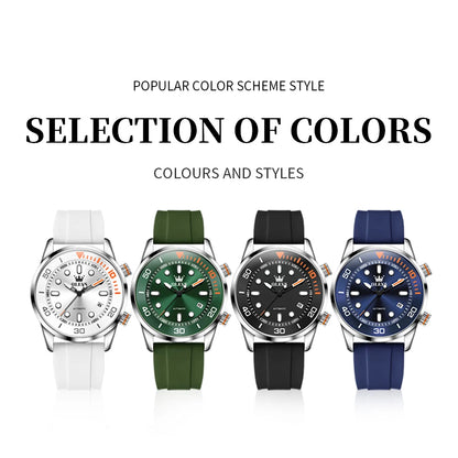 OLEVS Watches for Men Top Luxury Brand Automatic Mechanical Watch Super Waterproof Luminous Swim Diving Watch Reloj 6751