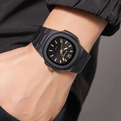 Skmei Bracelet Watches for Mens Analog Display 50M Waterproof Simple Style Quartz Wristwatch