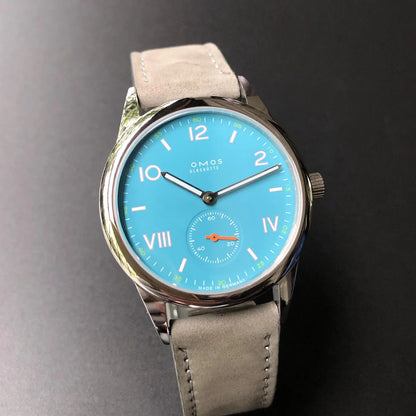 High-end men's 38.5mm automatic mechanical watch, equipped with Seagull ST17 movement, waterproof and luminescent