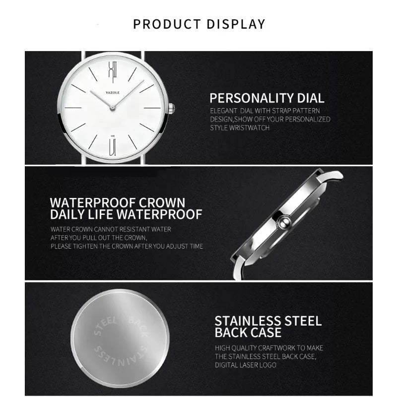Fashion Simple Men Watch TOP Brand Luxury Classic Design Quartz Wristwatches For Man Ultra Thin Business Male Clock Montre Homme