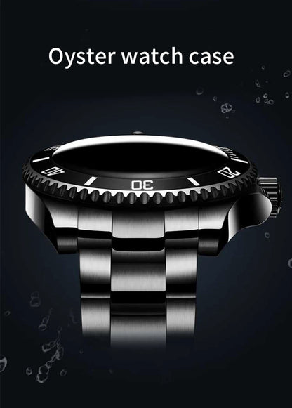 2026 New Men Automatic Mechanical Watches Stainless Steel Waterproof Watch  Water Ghost Luminous Dive Watch with Ceramic Bezel
