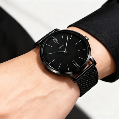 Fashion Simple Men Watch TOP Brand Luxury Classic Design Quartz Wristwatches For Man Ultra Thin Business Male Clock Montre Homme